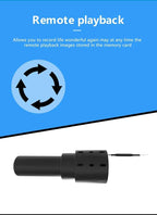 WiFi Wireless Spy 4K Mini Camera Pinhole DIY Hidden HD Screw IP DVR Nanny Cam