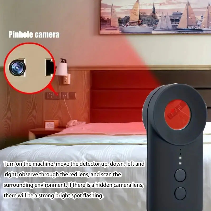 Mini Wireless Camera Detector with USB Rechargeable Battery